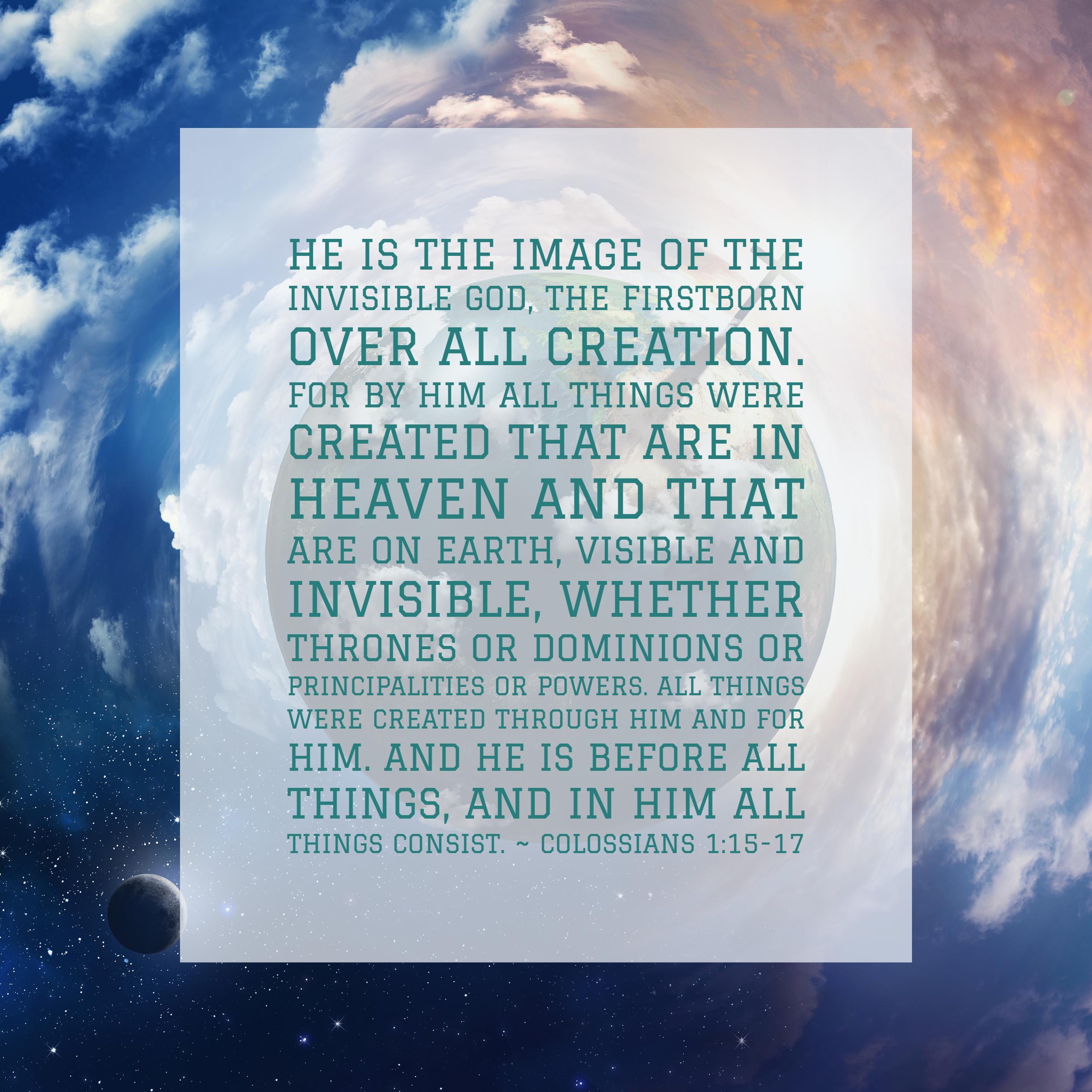 Jesus Image of The Invisible God Inspiks Market