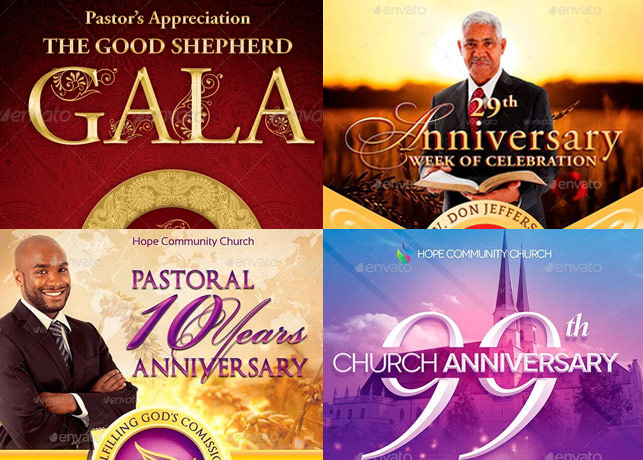 Pastor Appreciation Flyer Templates