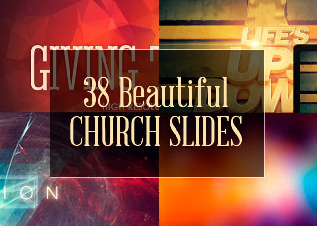 38 Beautiful Static Church Slides