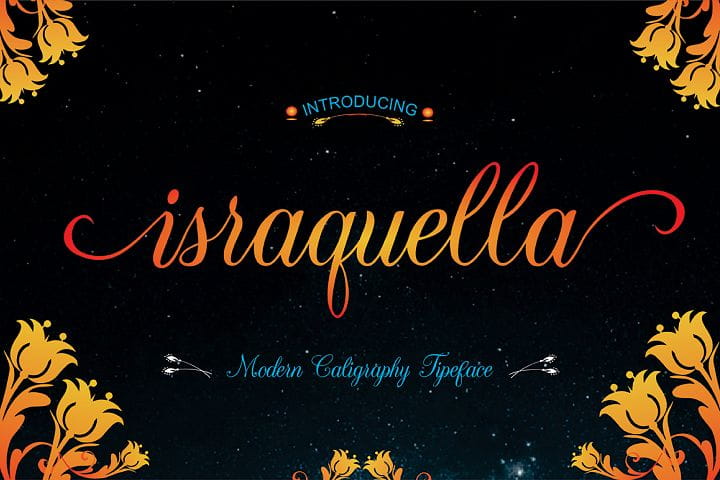 Israquella Script Font