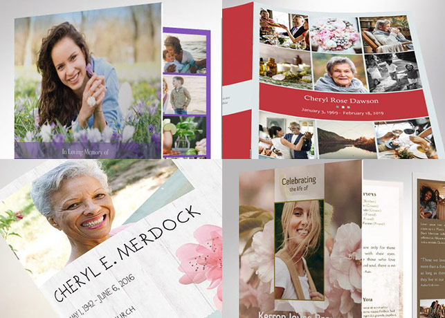 Templates for Women - Funeral Programs