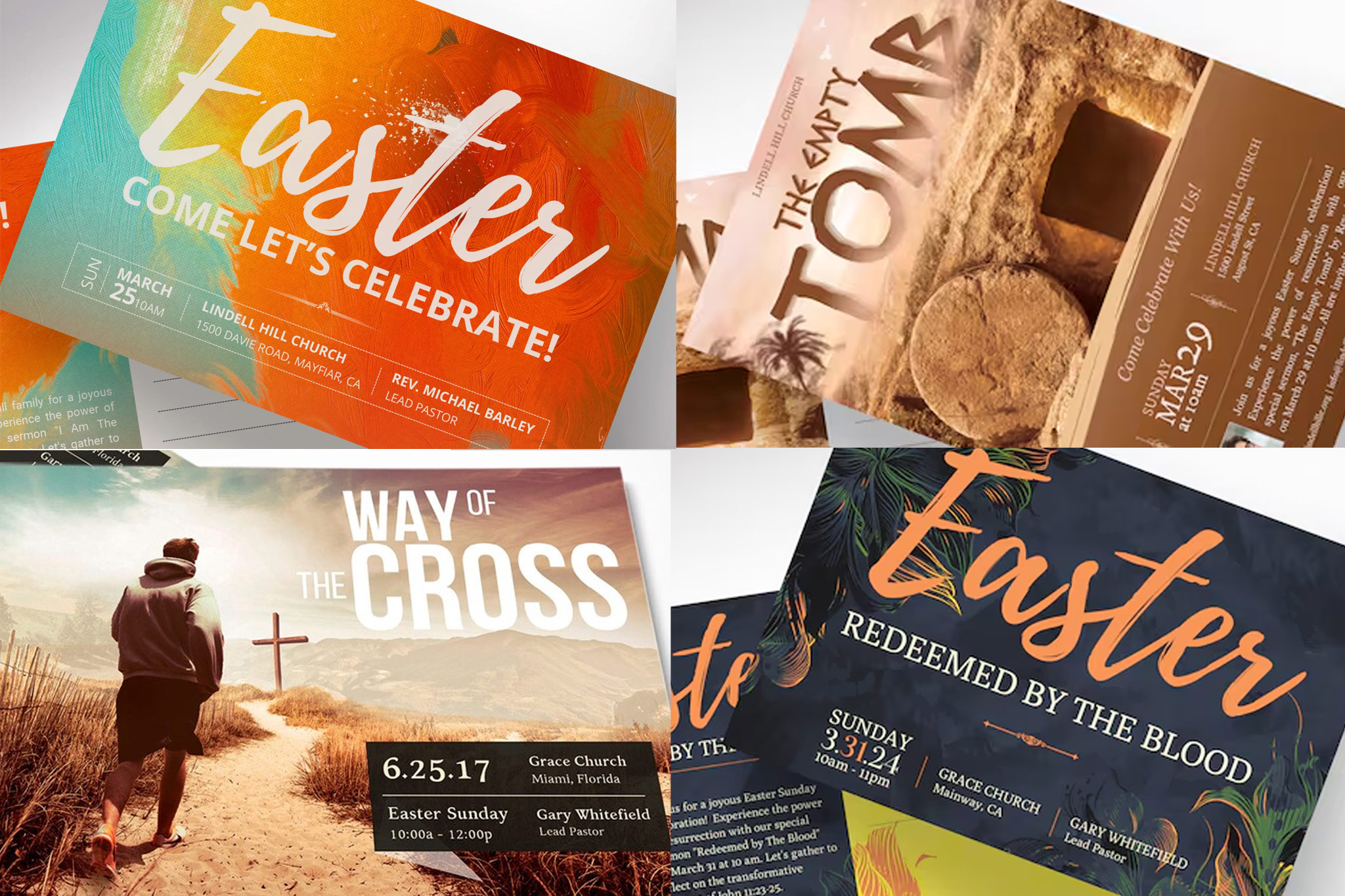 26 Marvelous Easter Marketing Canva Church Flyers | INSPIKS