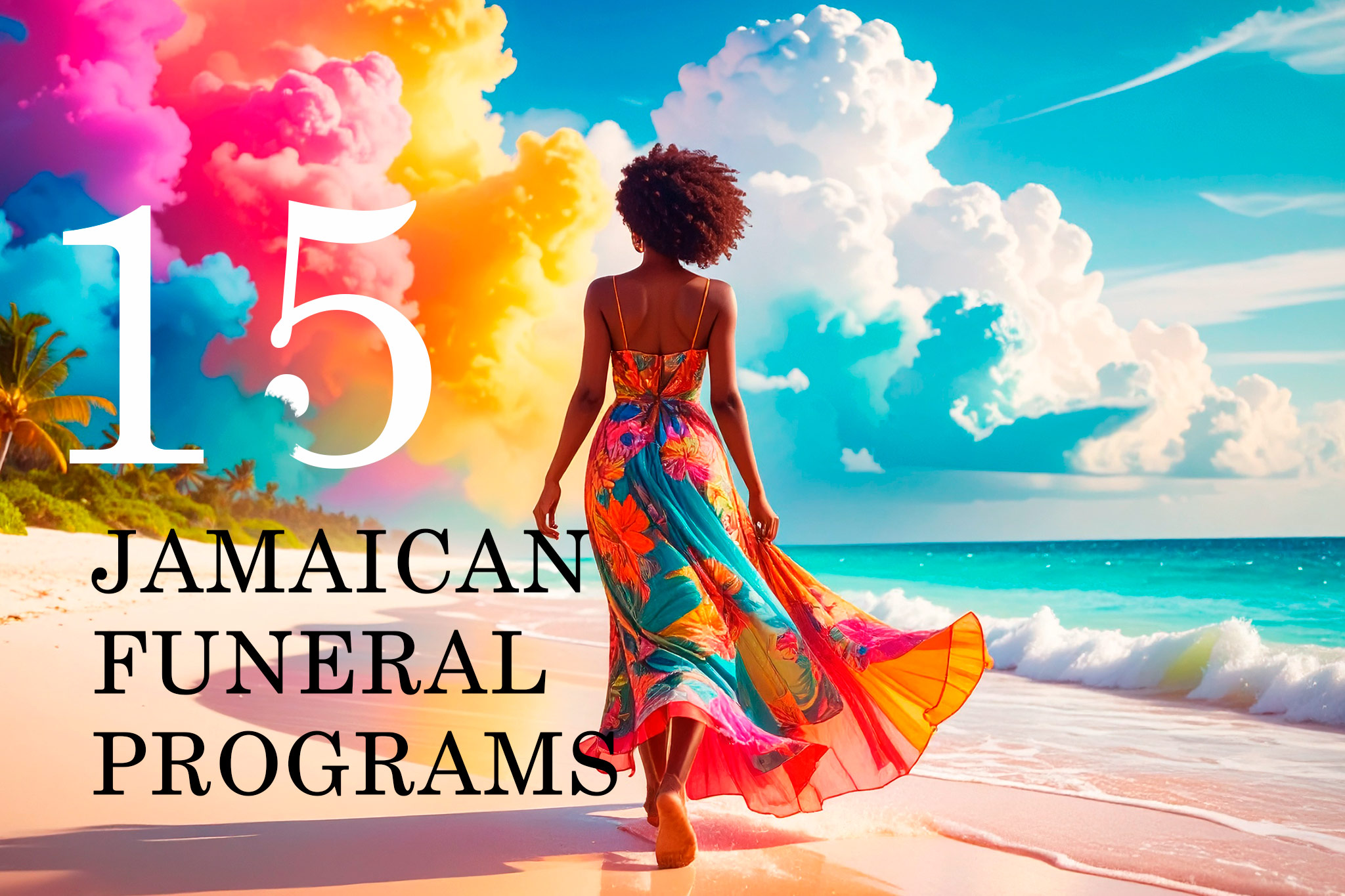 Jamaican Funeral Program Templates