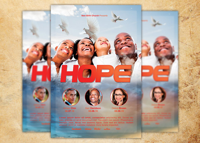 Hope Church Flyer Template