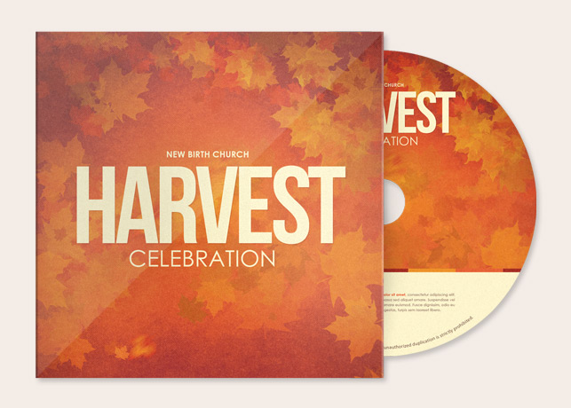 Harvest Celebration CD Artwork Template
