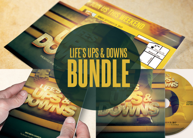 Life Ups and Downs Church Print Template Bundle