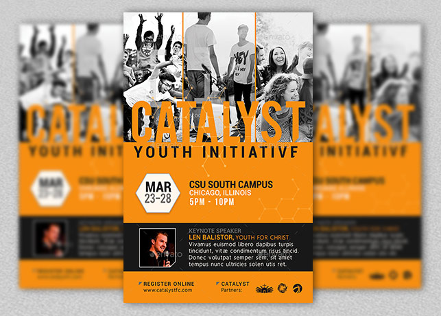 Catalyst Youth Summit Flyer Template