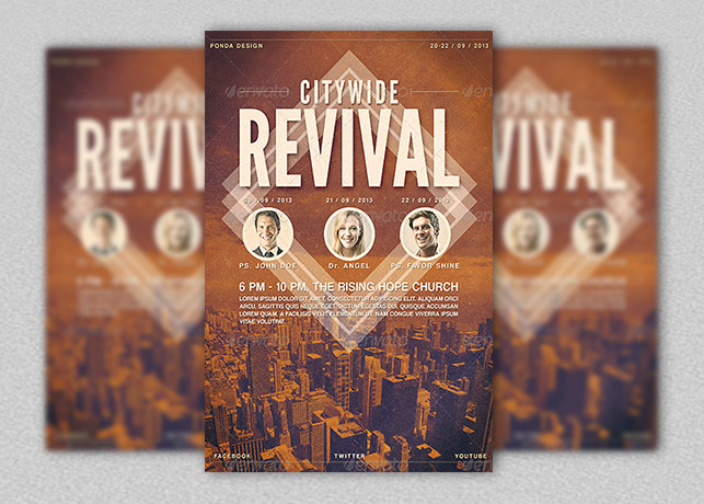 Citywide Revival Flyer Template