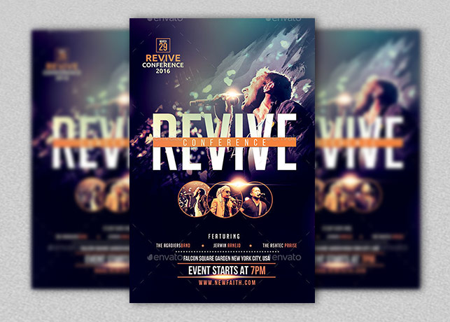 Revive Conference Church Flyer