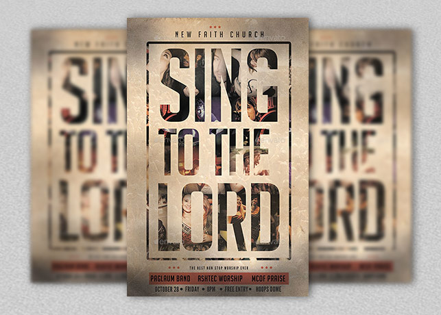 Sing to the Lord Church Flyer
