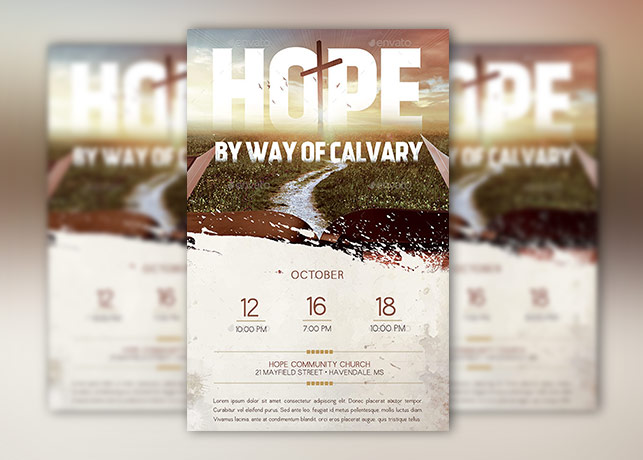 Hope Church Flyer Poster Template