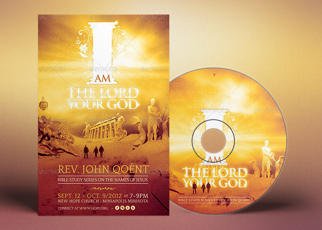 God Church Flyer CD Template