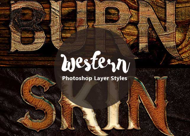 American Western Photoshop Layer Styles