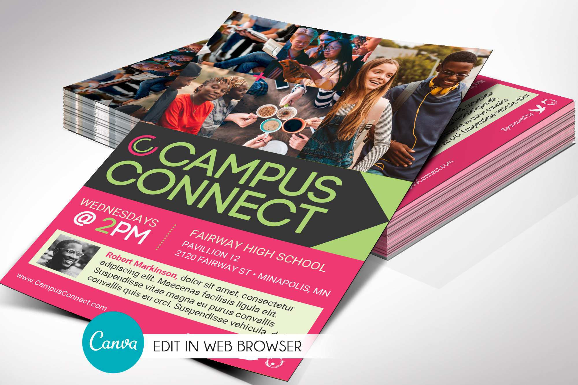 Campus Connect Flyer Template